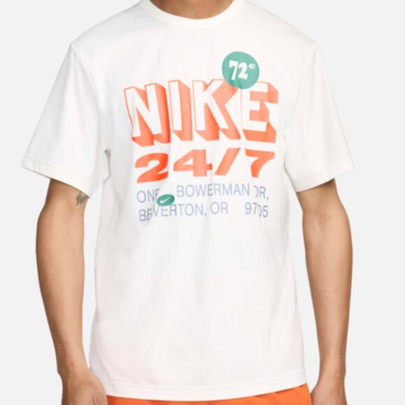 NWT Nike Hyverse Men's Dri-FIT UV Short-Sleeve Fitness Top Size Small - Picture 1 of 4